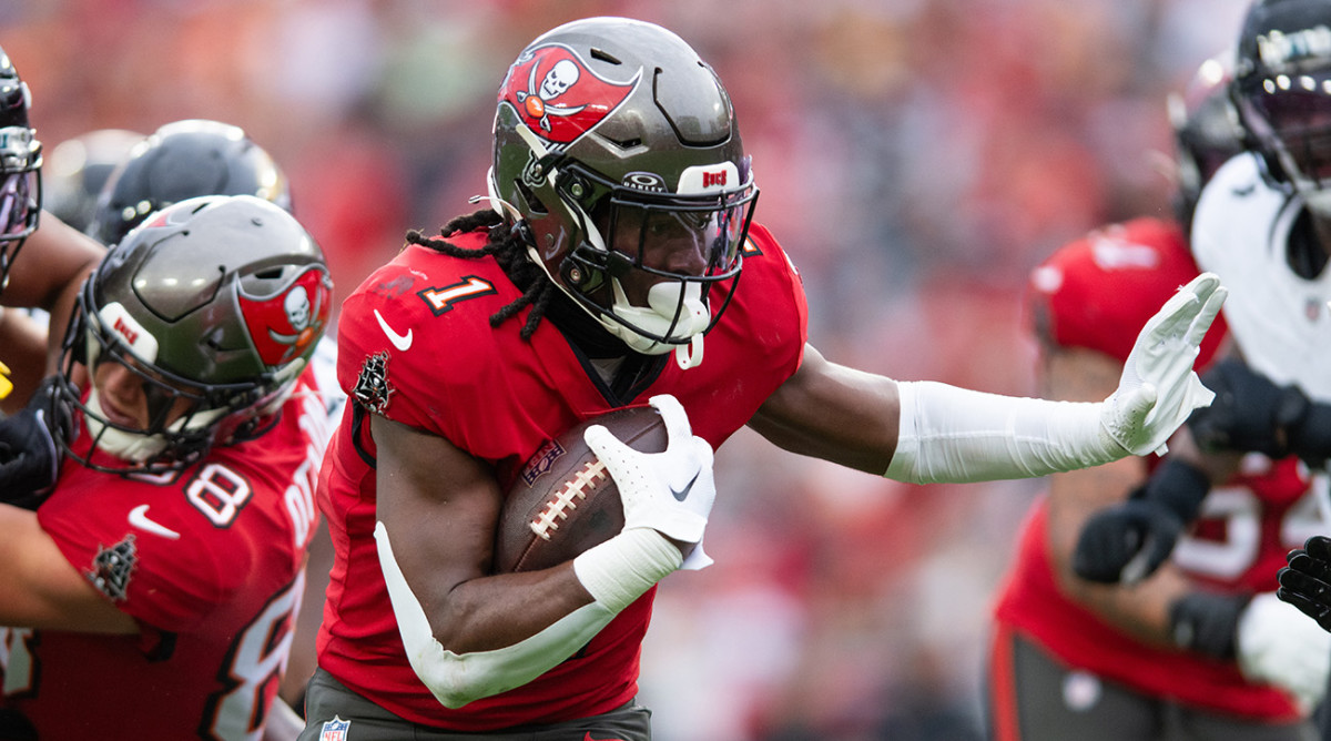 Tampa Bay Buccaneers running back Rachaad White